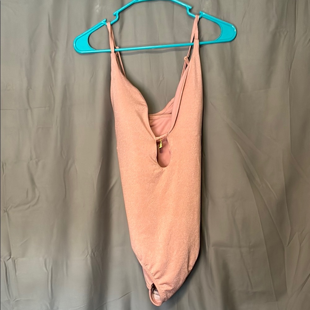Shade & Shore Shimmering Pink Swimsuit